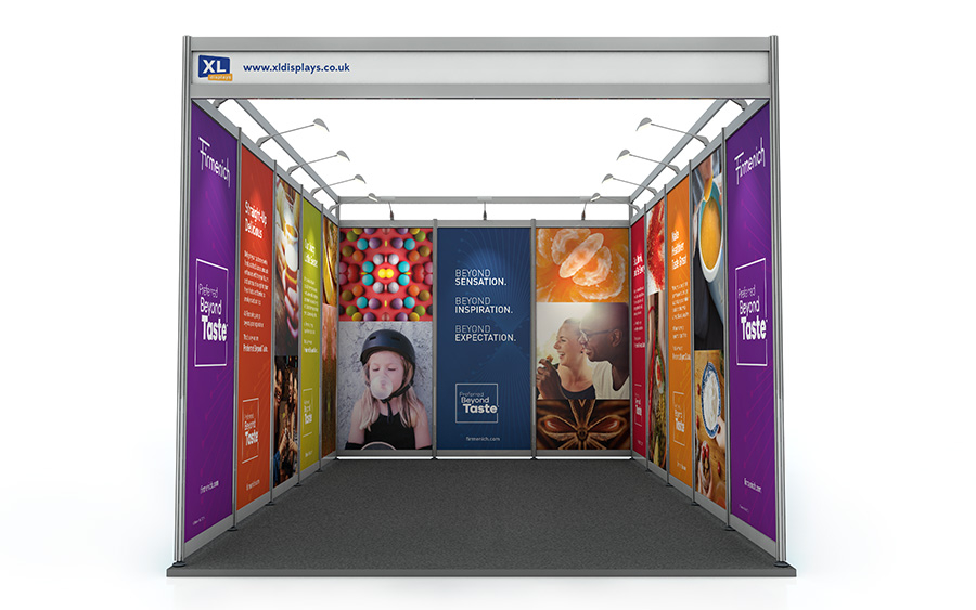 PVC Graphics to Suit a 5m x 3m U-Shape Shell Scheme