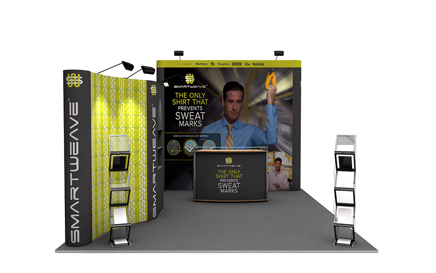 Pop Up Exhibition Stand 5m x 4m