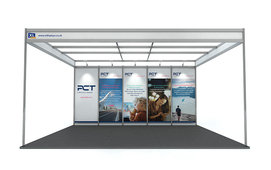 PVC Graphics to Suit a 5m x 5m Shell Scheme Back Wall