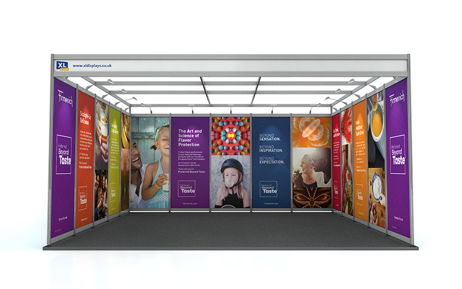 PVC Graphics to Suit a 5m x 5m U-Shape Shell Scheme