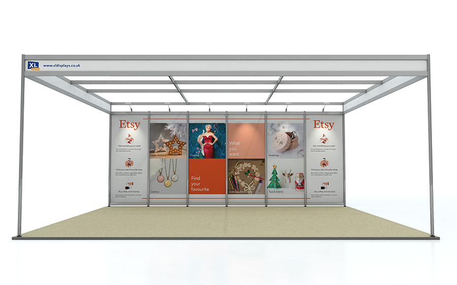 Foamex Graphics to Suit a 5m x 6m Shell Scheme Back Wall