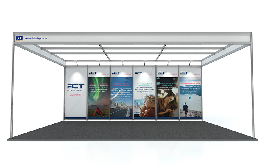 PVC Graphics to Suit a 5m x 6m Shell Scheme Back Wall