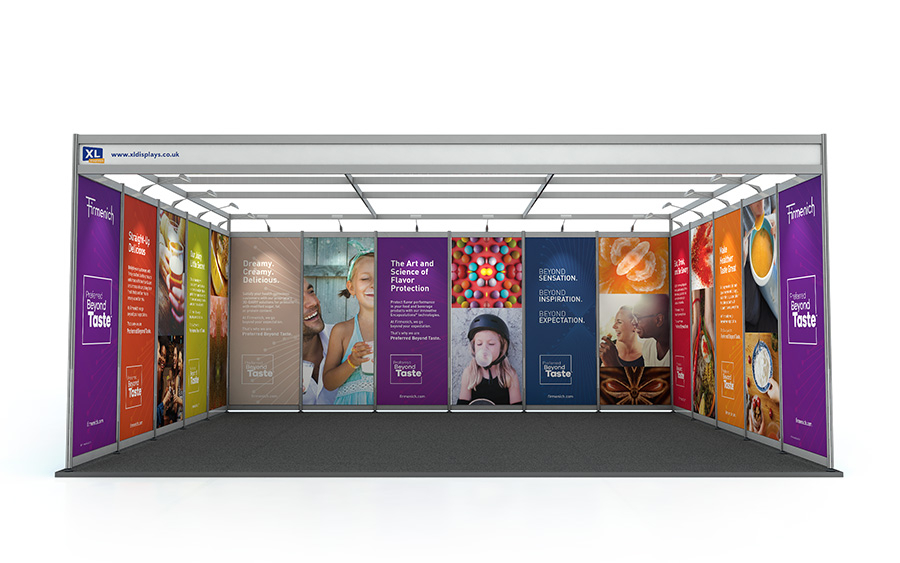 PVC Graphics to Suit a 5m x 6m U-Shape Shell Scheme