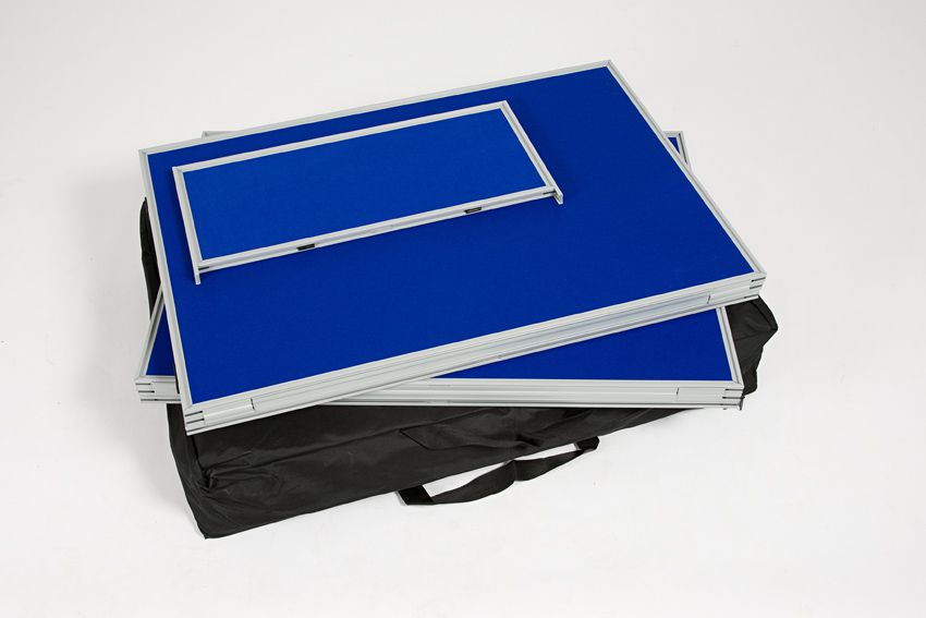 6 Panel Display Board Kit packs into carry bag (included)