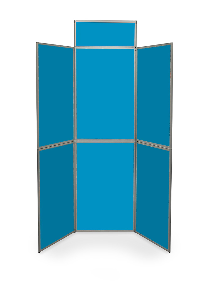 Heavy Duty Fabric 6 Panel Display Boards