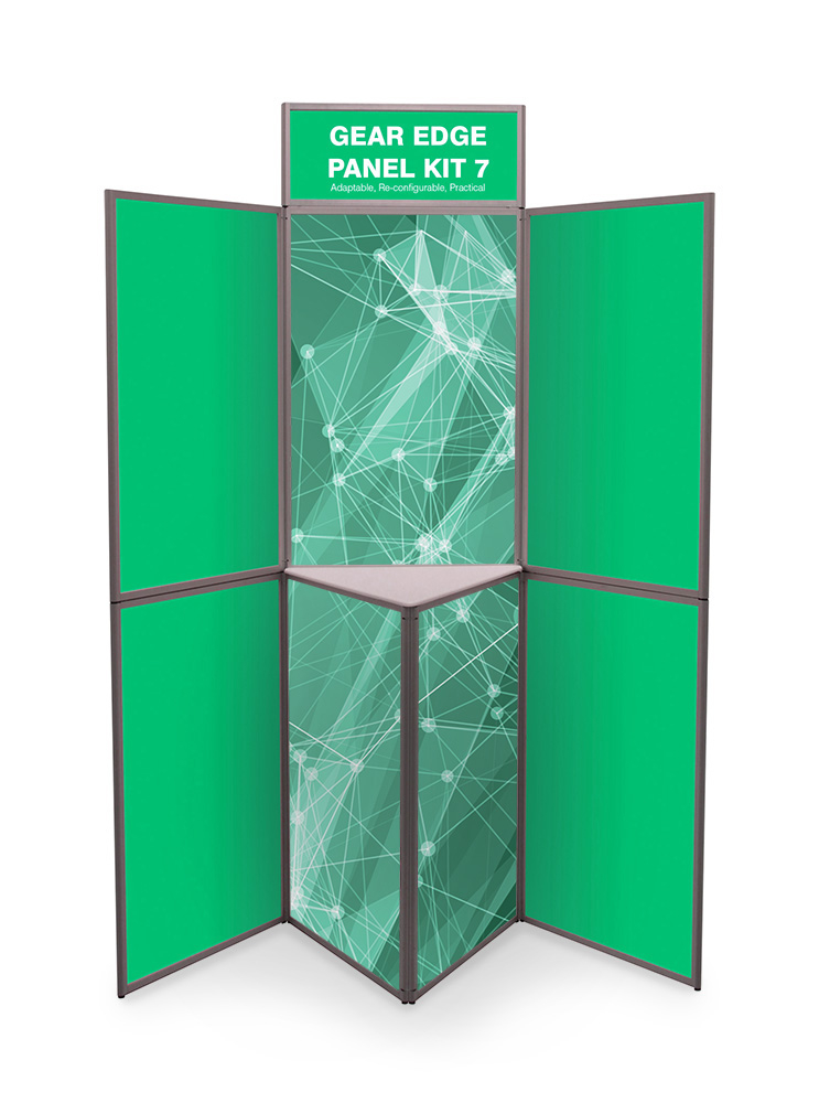 Folding Display Board with Graphic Panels