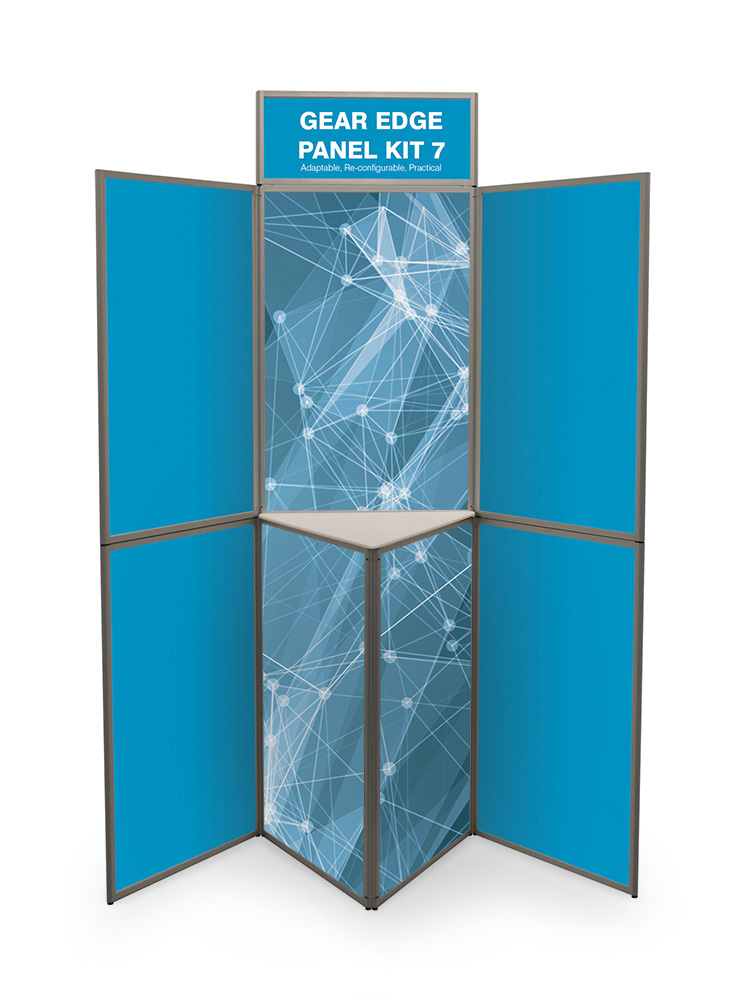 Gear Edge Display Board with 7 Panels