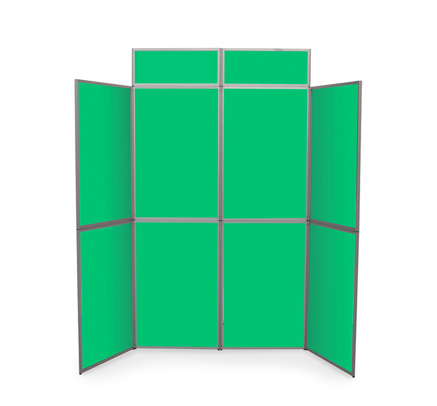 Heavy Duty Fabric 8 Panel Display Boards