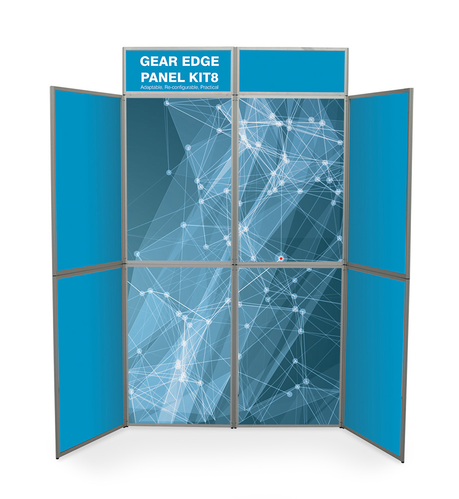Folding Display Board with Graphic Panels