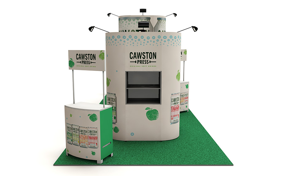 8m x 3m Pop Up Exhibition Display Stand