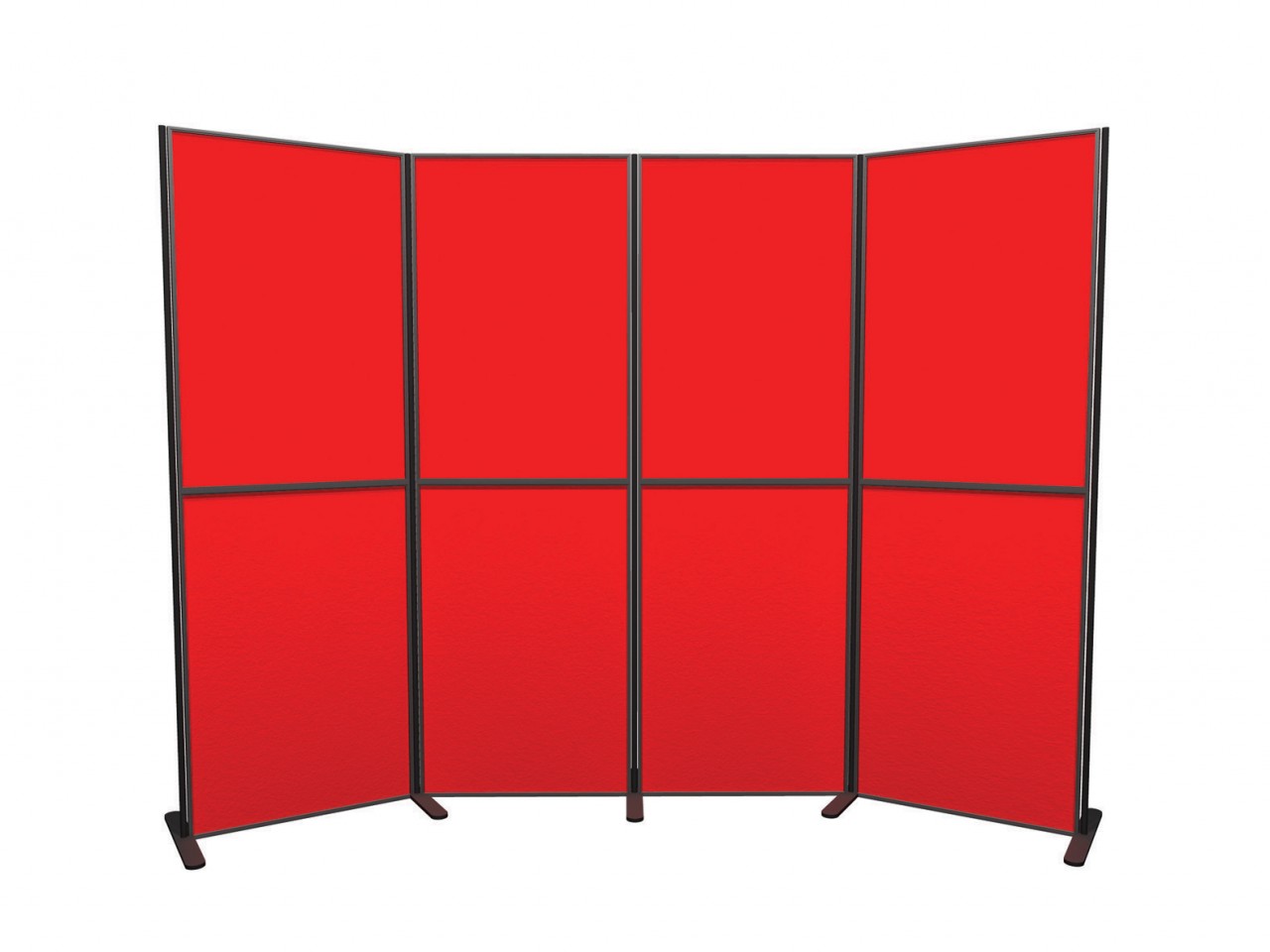 XL Standard 8 panel and pole modular display board system inc. carry bag