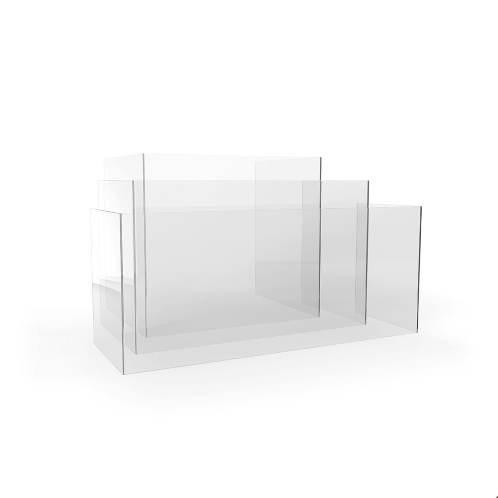 ACHOO® Perspex Screen Cubes For Shop Counters With 90-Degree Angled Wings