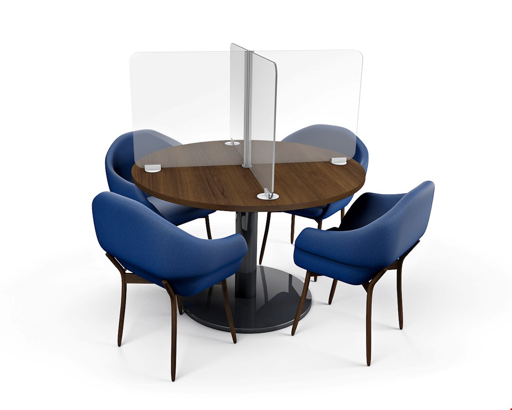 ACHOO® Clear Table Divider Screens Perspex Table Screen Ideal For Meeting Tables