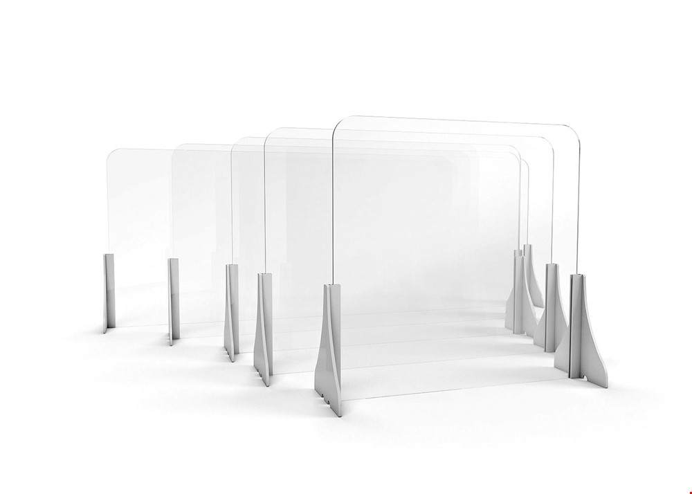 ACHOO® Crystal Clear Counter Protective Screens Available In A Range Of Widths And Two Heights