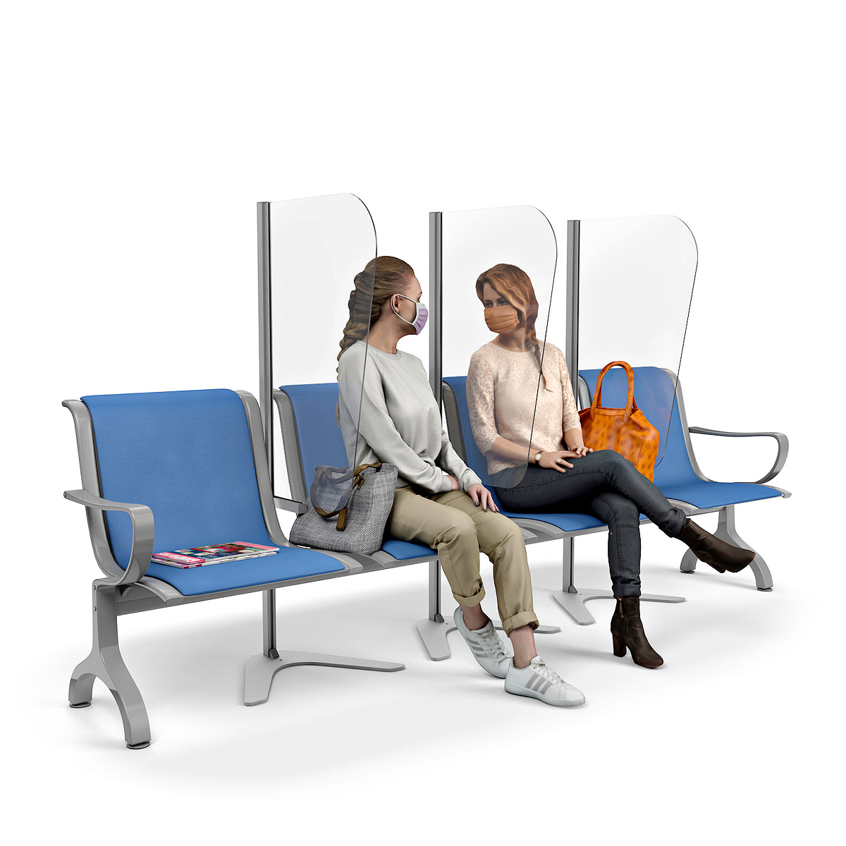 ACHOO® Patient Waiting Room Divider Screen