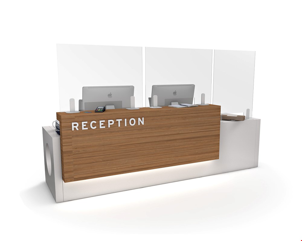 ACHOO® Perspex Reception Sneeze Guard Screen