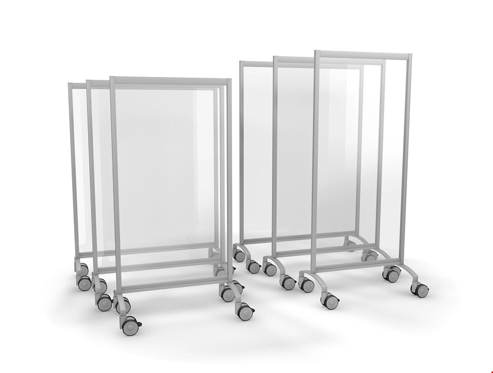 ACHOO® Mobile Social Distancing Screen On Wheels Available In A Range of Sizes 