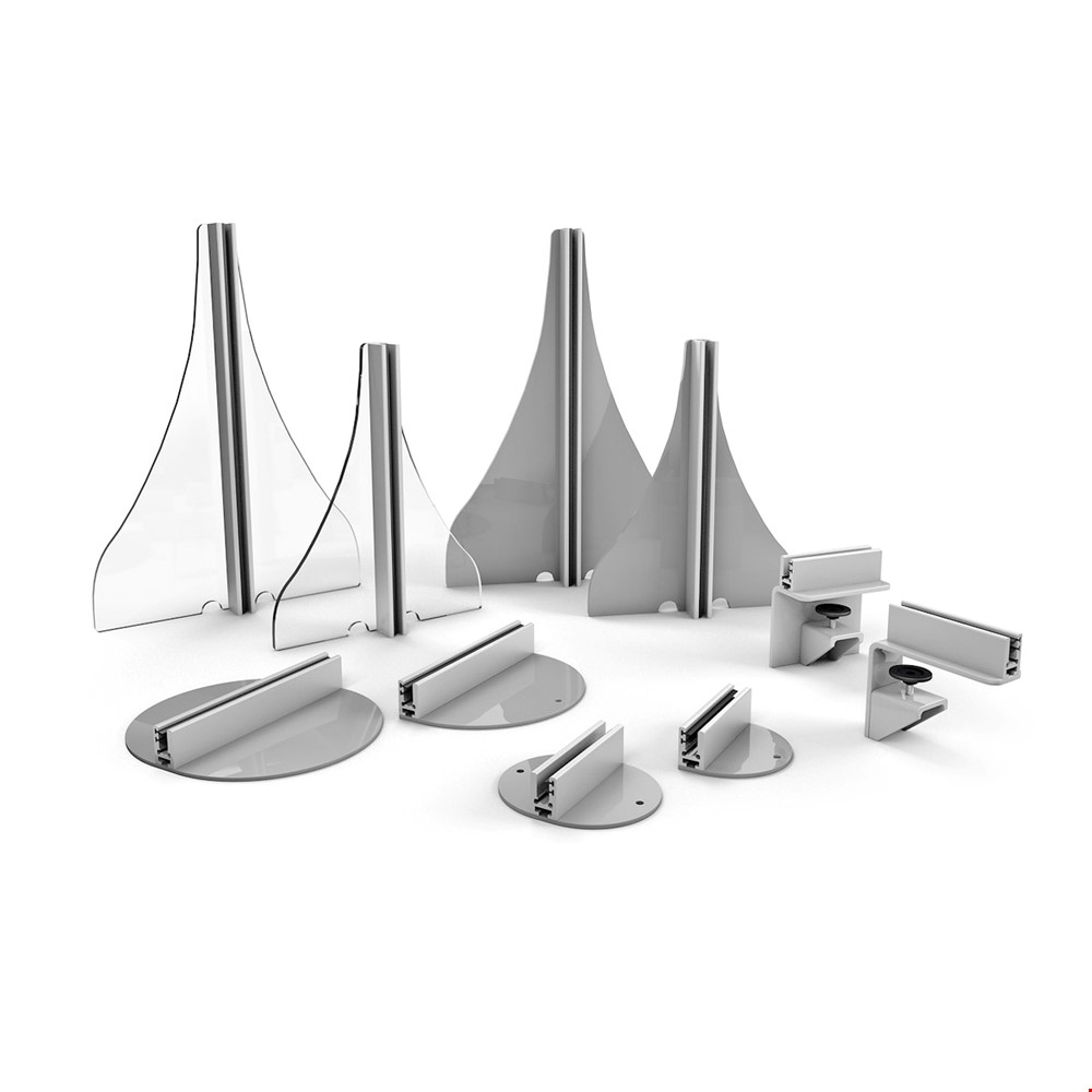 ACHOO® Screens Perspex® Desk Clamps