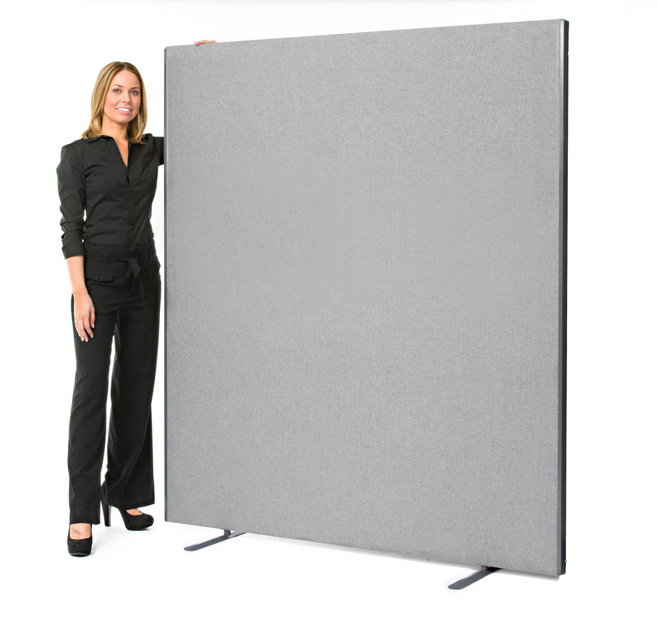 Straight Room Divider with Acoustic Qualities