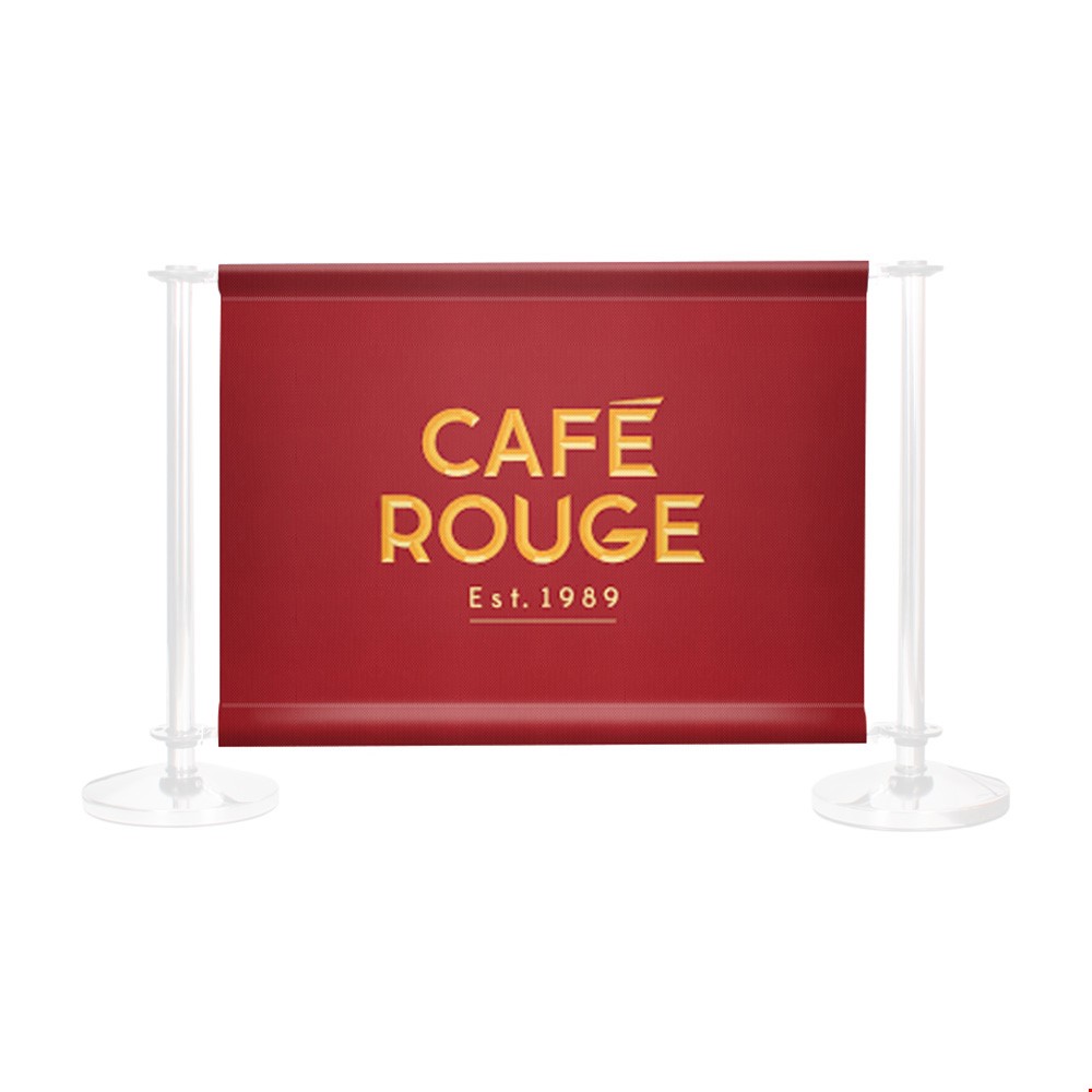 Adfresco® Cafe Barrier Printed Banner