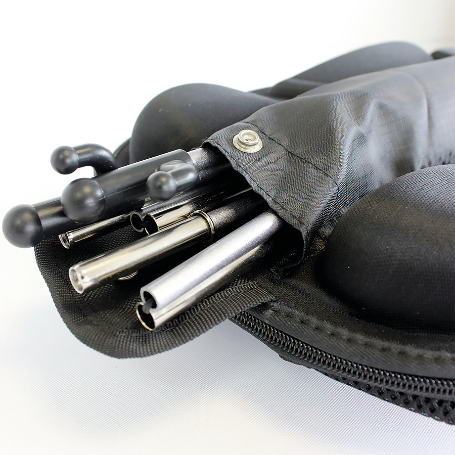 Storage Compartment for Flag Poles