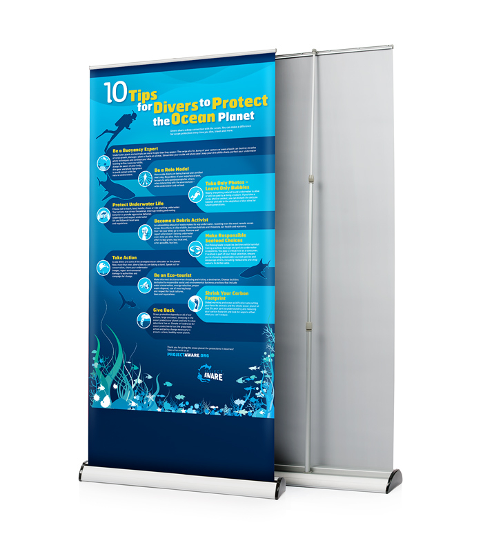 Barracuda Banner Stand Wide Format Pull Up Banner