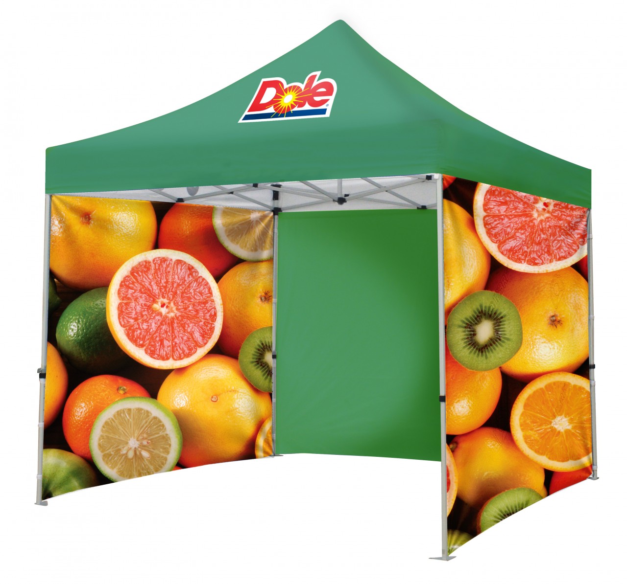Branded Gazebo With Three Full Walls (Single Sided Print)