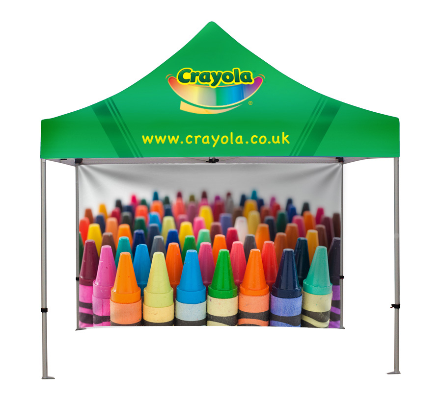 Printed Gazebo with Printed Back Wall And Canopy