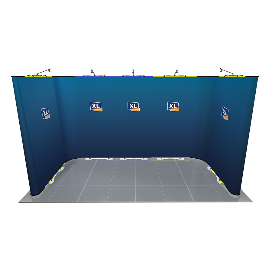 Twist U-Shaped Exhibition Stand 4m x 2m