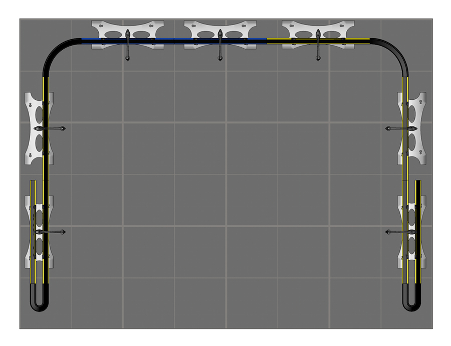 Twist Banner Stand Floor Plan