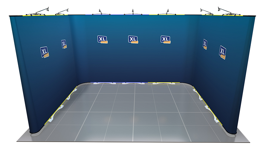 U-Shaped 4m x 3m Twist Exhibition Stand