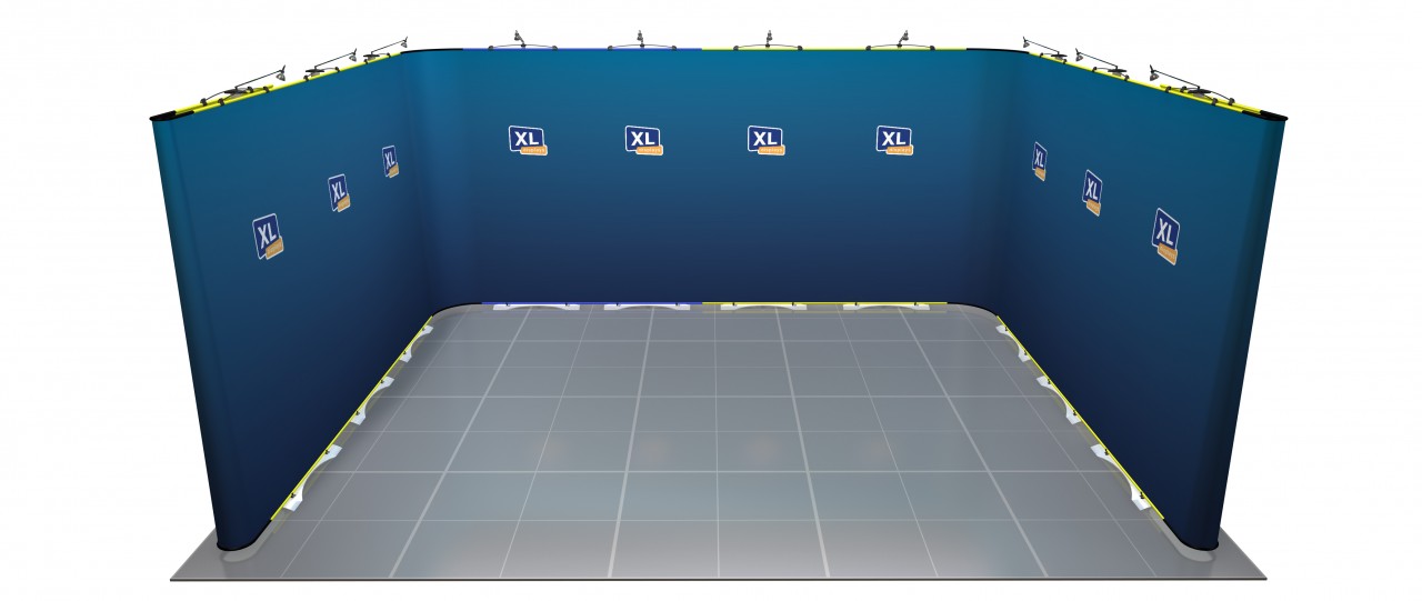 Twist Flexible Exhibition Stand 5m x 4m U-Shaped