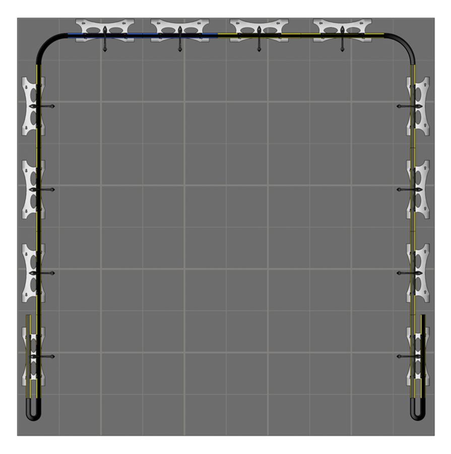 Floor Plan For 5m x 5m Shell Scheme