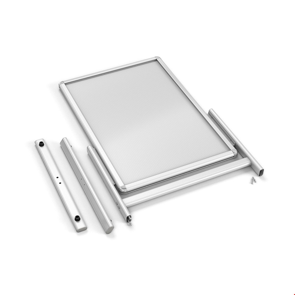 CAPTIVATE Double-Sided Pavement Sign Board Disassembled