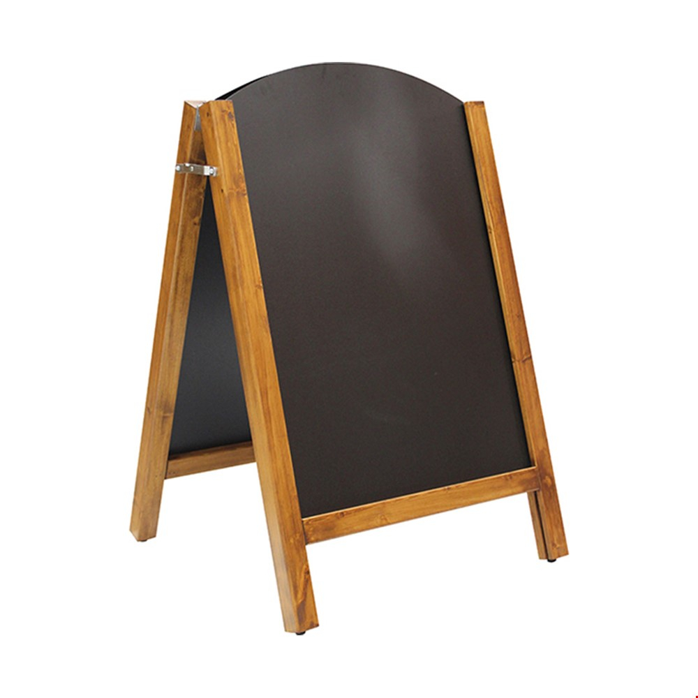 Medium CHALKART Wooden Chalk A-Board Is Manufactured From Real Wood Country Oak 