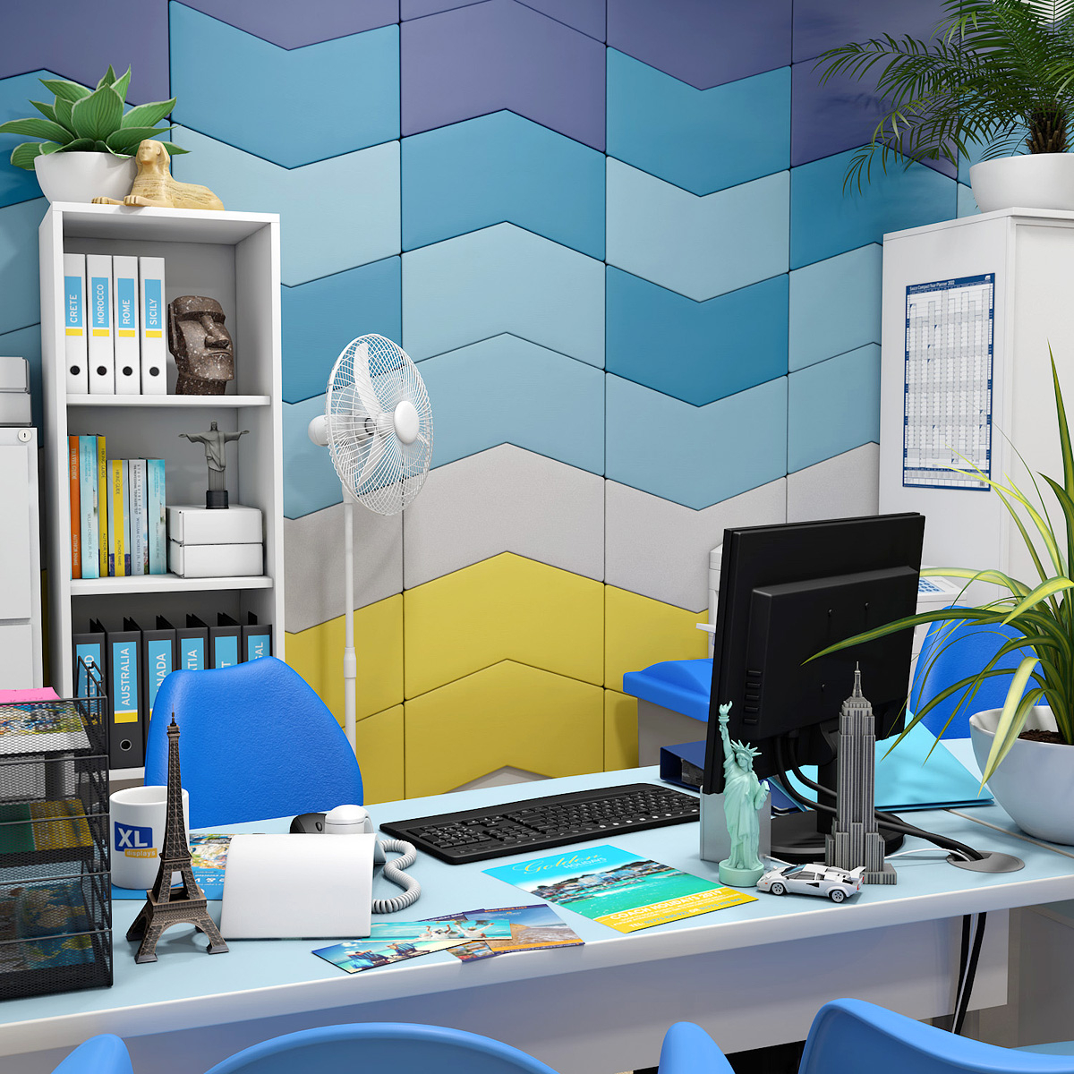 COUNTACH™ Acoustic Wall Tiles Provide Colour, Design And Functionality to Office Walls 