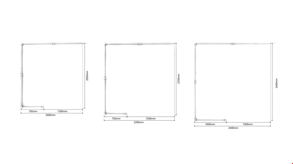 COVID-19 Vaccination Pod Booths Dimensions - Three Standard Sizes Are Available But Bespoke Size And Shapes Are Possible