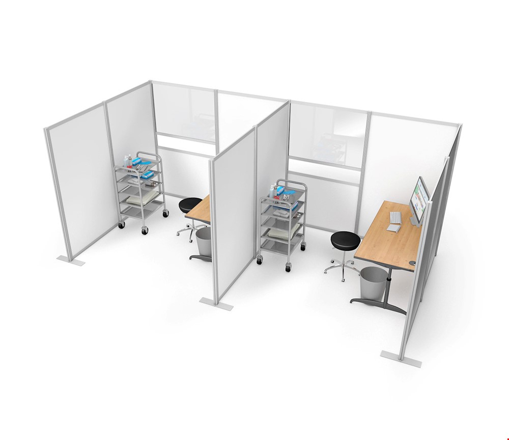 COVID Vaccination Booth Screen Cubicles Are Designed for NHS COVID-19 Vaccine Clinics