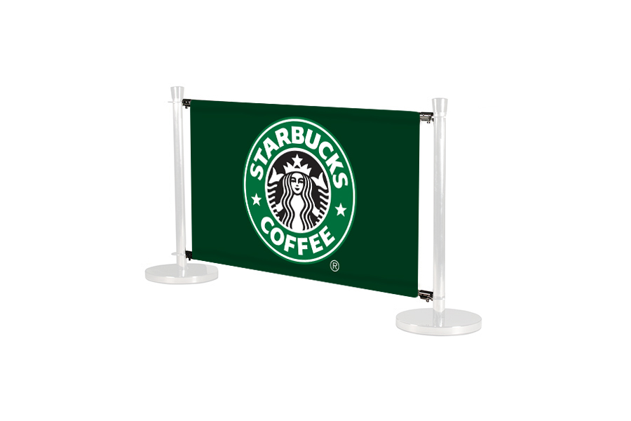 Cafe Barrier System Deluxe Banner (Posts Sold Separately)