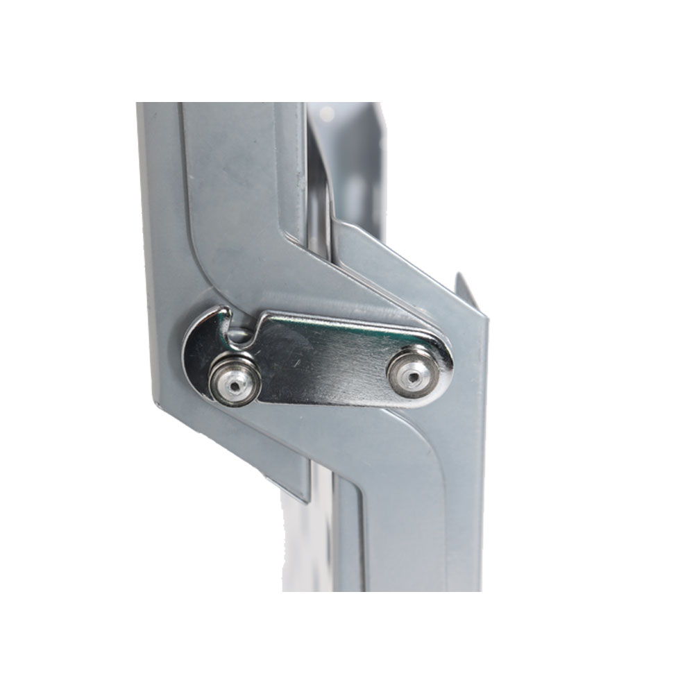 Cascade 4 Pocket Leaflet Dispenser Has a Locking Mechanism That Secures it For Safe Use When Extended