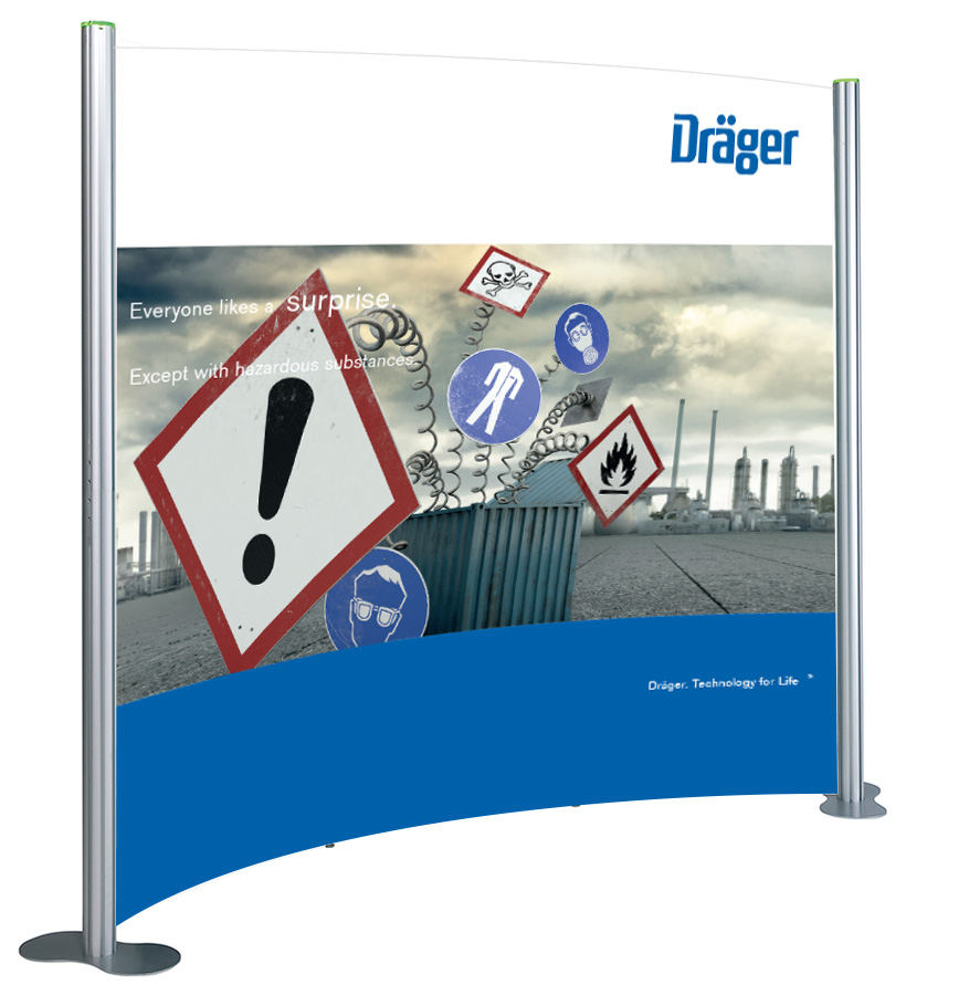 Centro 2 Curved Display Stand