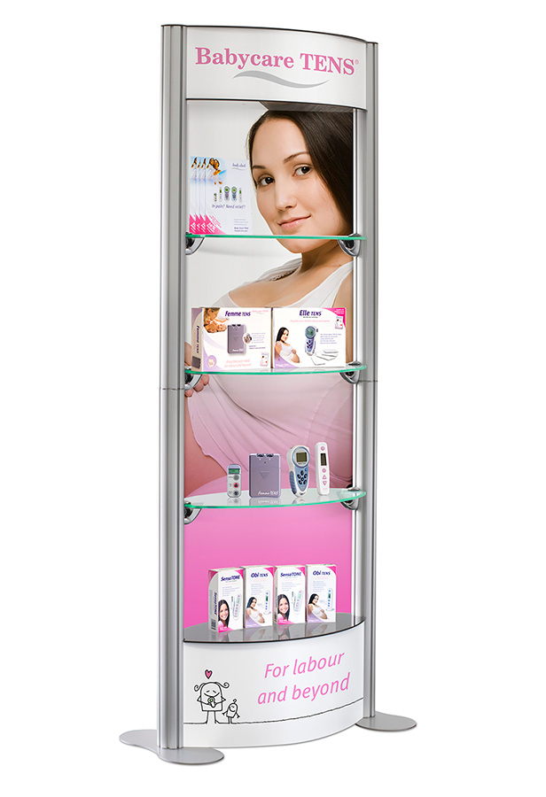 Product Display with Full Print