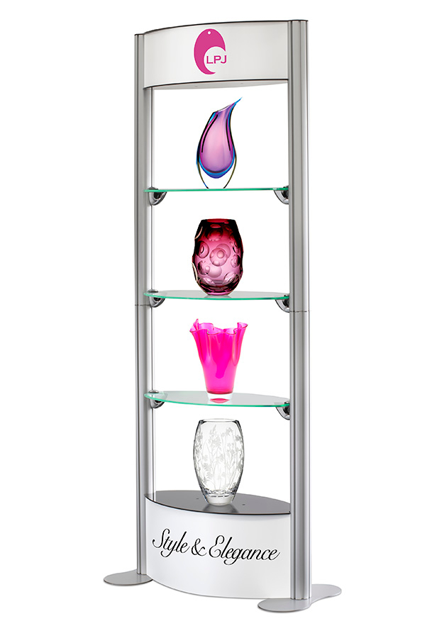 Centro Display Pod with Printed Header and Footer Panels