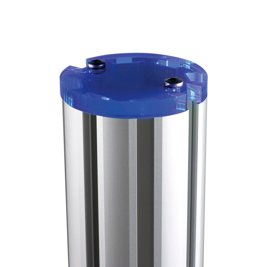 Centro Post with Neon Blue End Cap