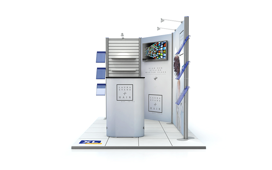 Side View - Centro Stand With Two Open Sides
