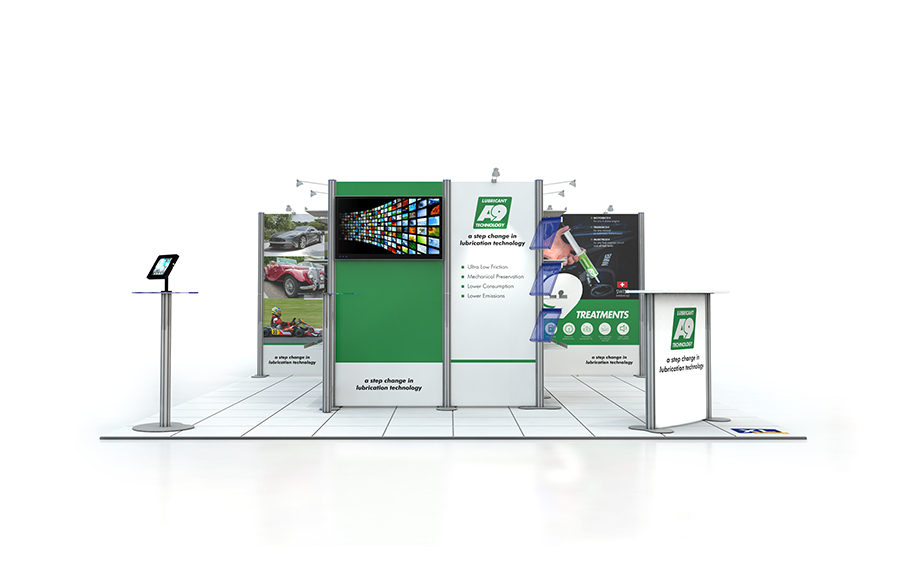 Centro Display System With Central Island