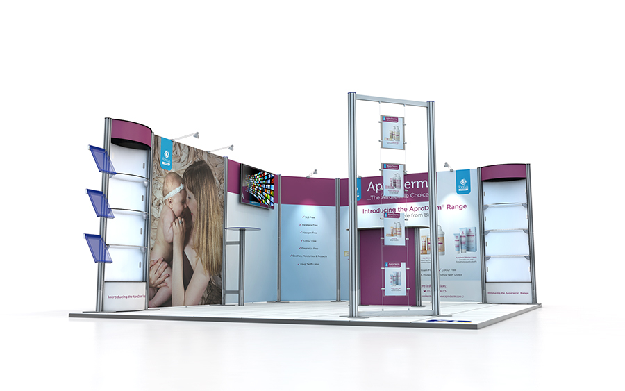 5m x 4m Modular Centro Exhibition Stands