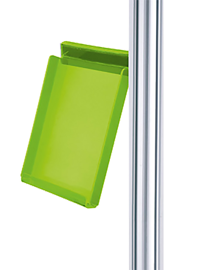 Acrylic A4 Literature Holder in Green