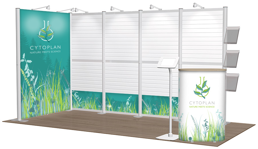 Centro Slatwall as Part of Centro Exhibition Stand