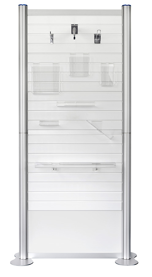 Centro Slatwall with Accessories (All Available Separately)